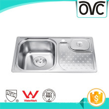 Fashionable cheap kitchen sink stainless with waste bin
Fashionable cheap kitchen sink stainless with waste bin